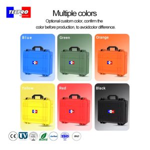 BAOLIN CE ABS Material IP67 Waterproof Anti-Dust Anti-Shock Tool Case with Customized Box Liner for Hardware Storage